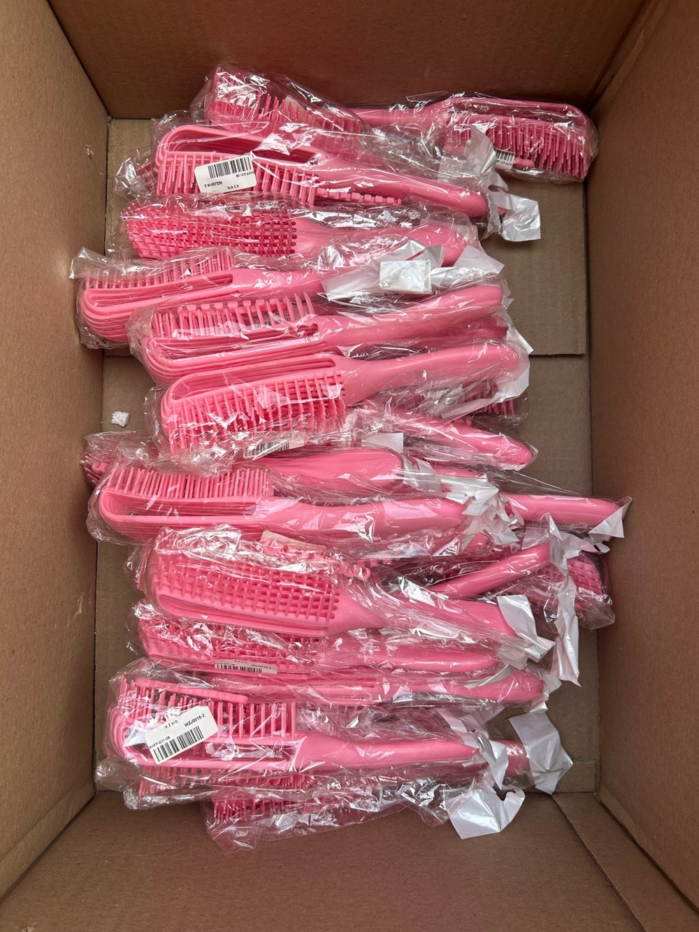 Pink Detangling hair brushes (27)